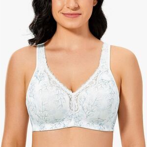 Delimira Plus Full Coverage Non-Wired Bra Floral W493 42G